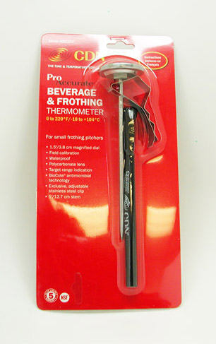 Frothing Thermometer 1 1/2"