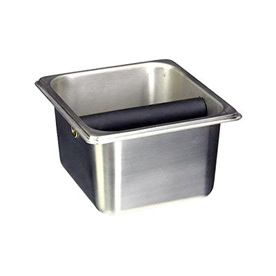 Durable 4" Stainless Steel Espresso Knock Box