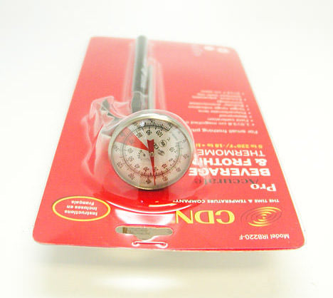 Frothing Thermometer 1 1/2"