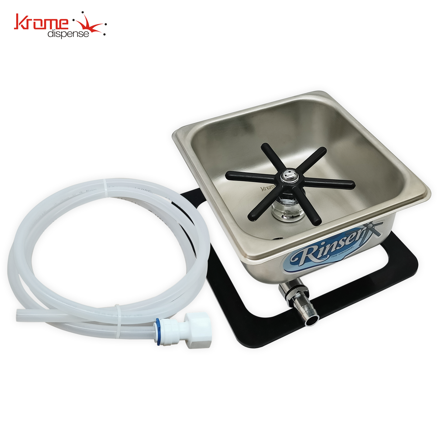 Krome Flush-Mount Frothing Pitcher Rinser / Glass Rinser