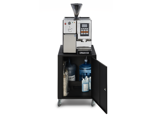 Astra Super Automatic Espresso Cart – Portable, Self-Contained Coffee Solution